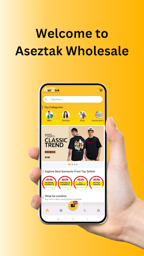 Aseztak Wholesale Shopping App Screenshot